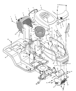 Part Location Diagram of 094458 Murray Panel, Right Side